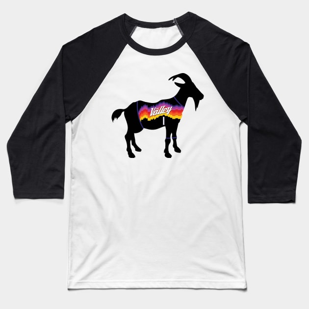 Devin Booker GOAT Baseball T-Shirt by slawisa